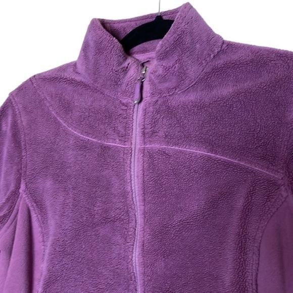 L.L. Bean Woman's Soft Sherpa Purple Jacket‎ Size XS - Picture 6 of 8